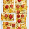 Focaccia mit zweierlei Käse