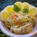 Salat: Eiersalat mit Lachs