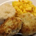 Fischfrikadellen mit Mango-Salat