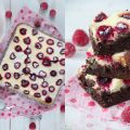 Himbeer-Käsekuchen-Brownies