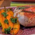 Hähnchen-Saltimbocca mit Honig-Karotten und[...]