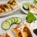 Tortilla Taschen mit Schinken und Käse ????????