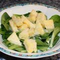 Feldsalat mit Ananas