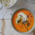 Karottensuppe mit Bärlauch