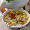 Graupensuppe mit Kohlrabi