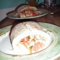 Caprese im Brot
