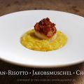 Safran-Risotto mit Jakobsmuscheln & Chorizo