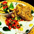 Buchweizenblinis mit Artischokensalat