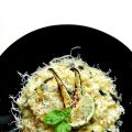 Risotto mit gebackener Zucchini und Limone