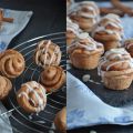 Vegane Mini Mandel Zimtschnecken Muffins