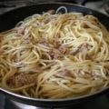 Spaghetti mit Thunfisch