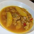 Römer-1-Topf mit Äpfeln, Apfelwein, Fleisch und[...]
