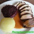 Geflügel:   ENTENBRUST an Orangensauce