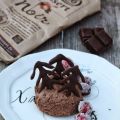 Lebkuchen-Mousse mit Cranberries