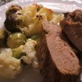 Gemüse: Blumenkohl-Rosenkohl-Gratin