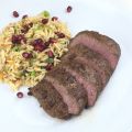 Lammfilet mit Kürbis-Nudel-Salat