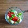 Nudelsalat mit einem Touch Mittelmeer