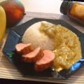 Schweinefilet mit Bananen-Mango-Sauce