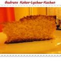 Kuchen: Kokos-Lychee-Kuchen