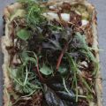 Chicoree + Radicchio Tart