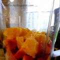 Mango-Erdbeer-Apfelsinen-Buttermilch