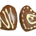 Homemade Candy Bars und Herzen