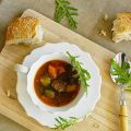 Beef Soup with vegetables. Gulaschsuppe . شوربة[...]
