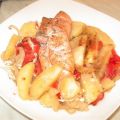 Lachs im Gemüsebett