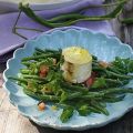 Bohnensalat mit Ofenkäse