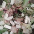 Rucola-Endivien Salat mit Kidneybohnen