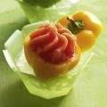 Paprikasorbet mit Vanille und Chili
