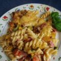 Fusilli in 3.Pfefferfrischkäsesauce[...]