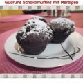 Schokomuffins mit Marzipan