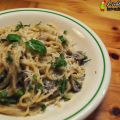 One-Pot-Pasta mit Champignons