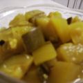 Zucchini süß-sauer mit Curry