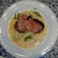 Fenchelgemüse in Sahne,dazu ein Rinderfilet