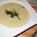 Lecker cremige Kohlrabi Frischkäse Suppe
