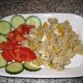 Thunfisch-Reissalat mit Schafskäse .....