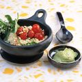 Basilikum-Couscous-Salat mit Schmortomaten und[...]