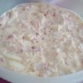 Eiersalat mit Schinken