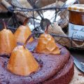 Schokoladen-Guinness-Birnen Kuchen mit Caramell[...]