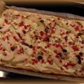 Birnen-Ziegenkäse-Flammkuchen