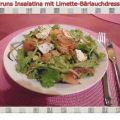 Insalatina mit Limette-Bärlauch-Dressing