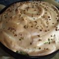 Rhabarberkuchen mit Baiserdecke