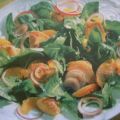 Salat: Löwenzahnsalat mit Putenbrust