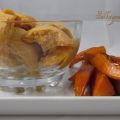 Süßkartoffeleis mit Haselnuss und Zimt