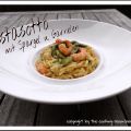 Pastasotto mit grünem Spargel & Garnelen