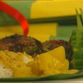 Gotukola Salat und Fisch Ambulltial