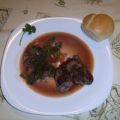 Gänseleber an Wirsing-Zwiebelsauce