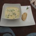 Pfefferrahmsüppchen mit Feigen